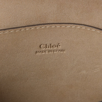Chloe Suede Calfskin Small Faye Shoulder Bag Motty Grey 7 of 9