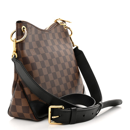 Louis Vuitton Damier Ebene Odeon PM Black 3 of 17