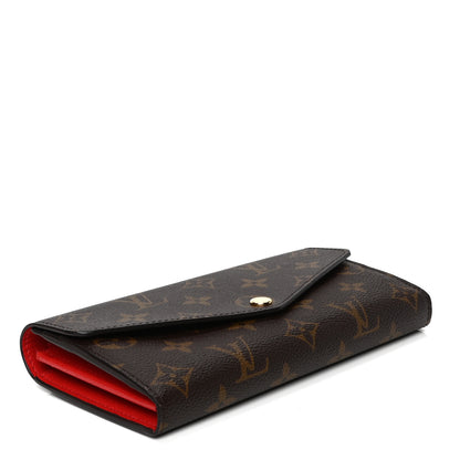 Louis Vuitton Monogram Sarah Wallet NM Coquelicot 3 of 6