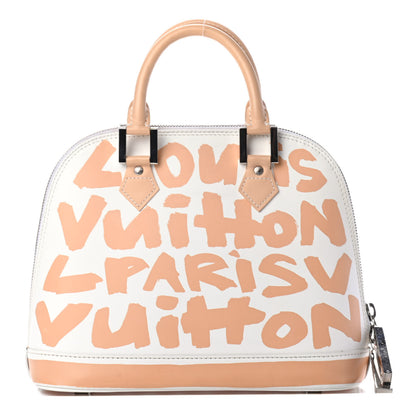 Louis Vuitton Graffiti Alma MM Peach 1 of 4