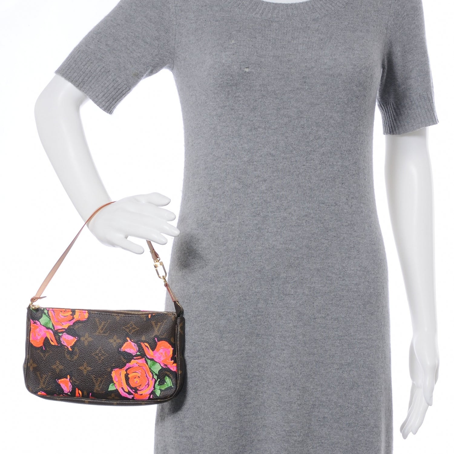 Louis Vuitton Monogram Roses Pochette Accessories 2 of 8