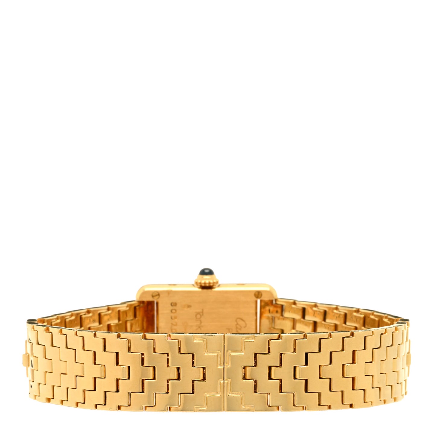 18K Yellow Gold 18mm Tank Louis De Cartier Quartz Watch