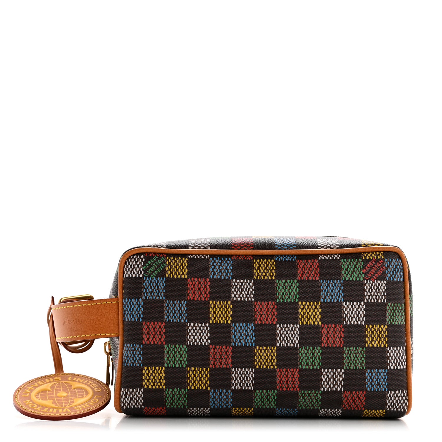 Louis Vuitton Monogram Locker Dopp Kit Toilet Pouch Multicolor 1 of 7