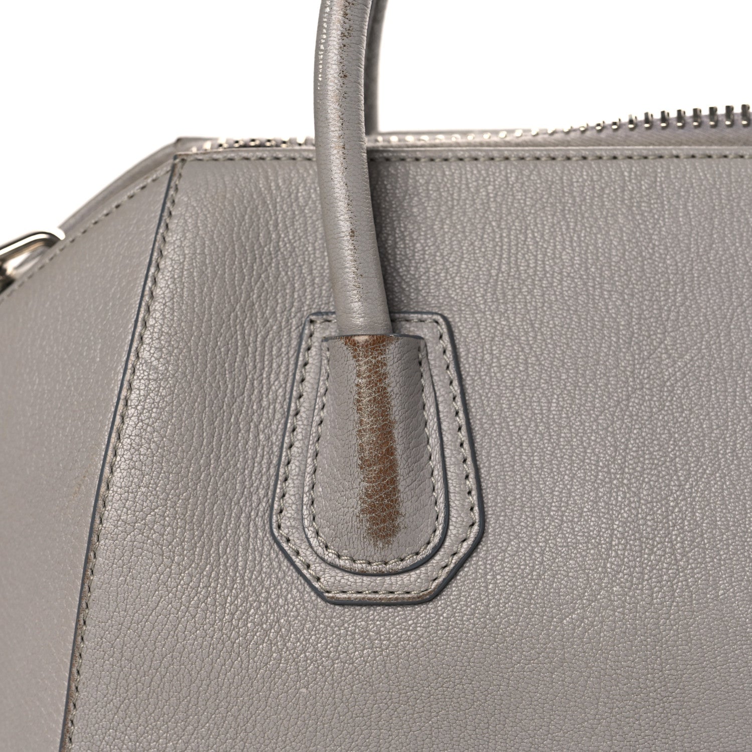 Givenchy Sugar Goatskin Medium Antigona Pearl Grey 15 of 19