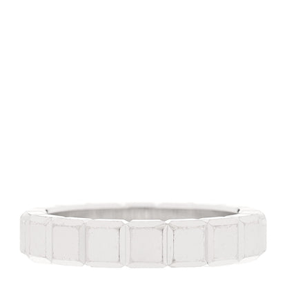 Chopard 18K White Gold Diamond Ice Cube Band Ring 52 6 3 of 5