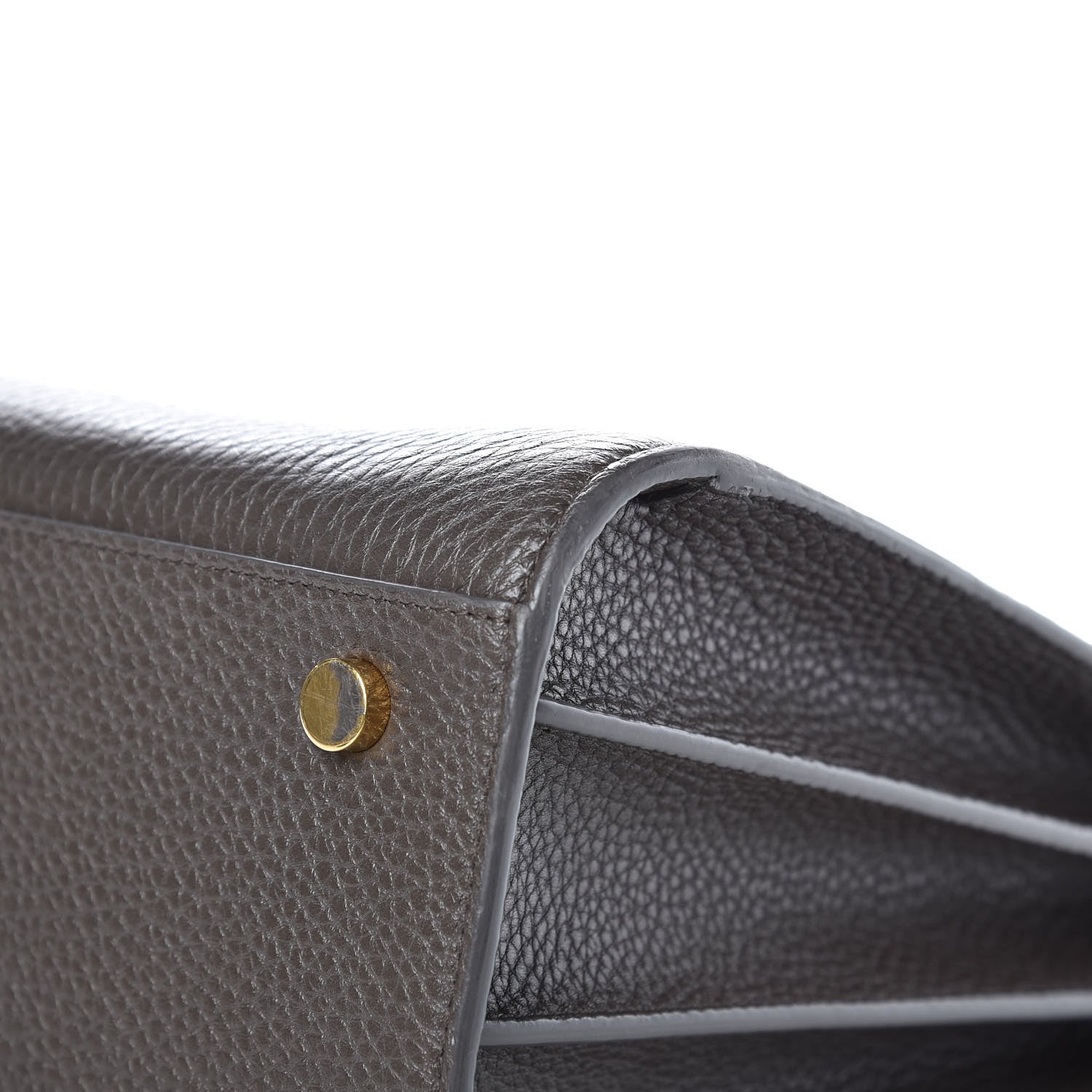 Saint Laurent Grained Calfskin Small Sac De Jour Dark Anthracite 12 of 13