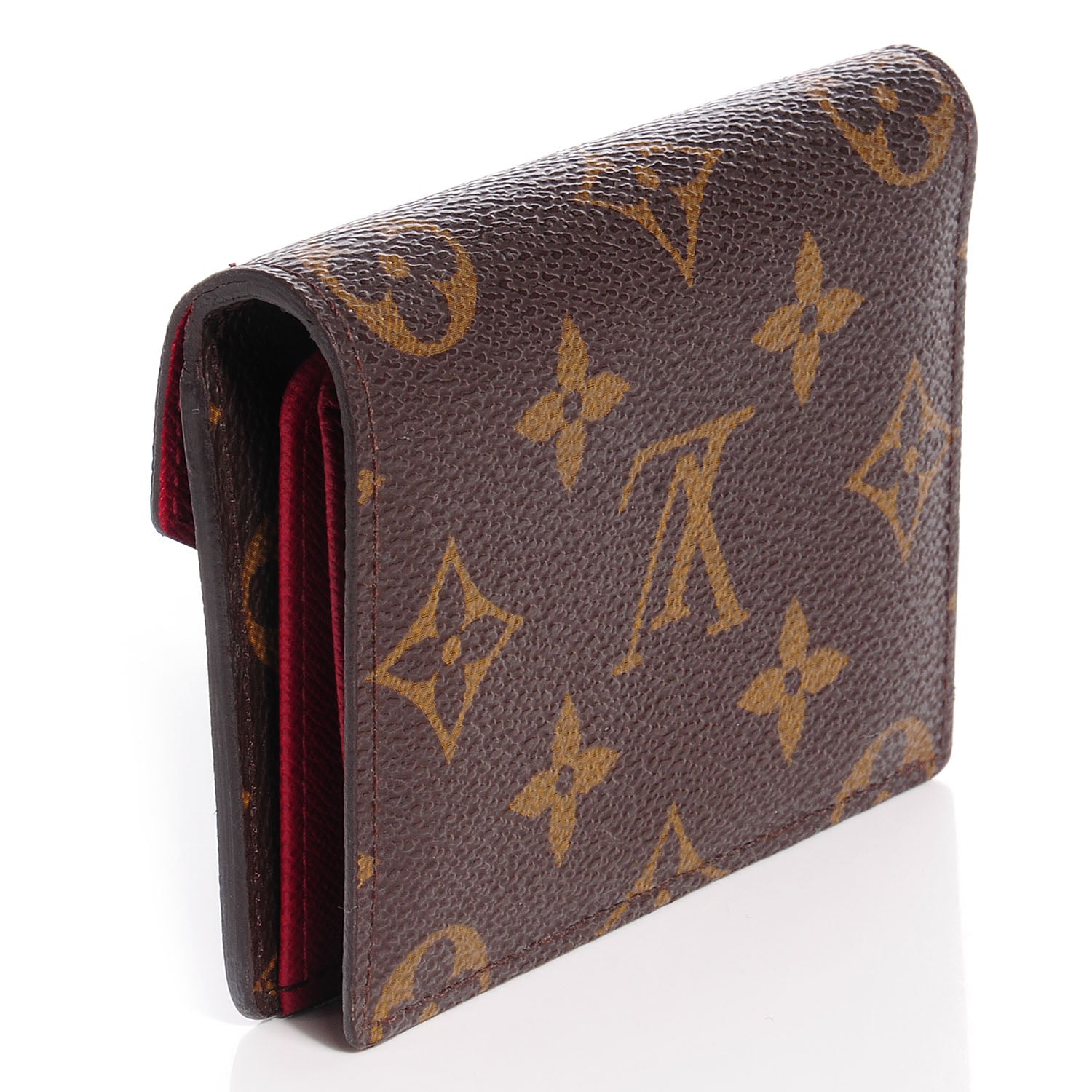 Louis Vuitton Monogram Compact Marie Wallet Rouge 3 of 8