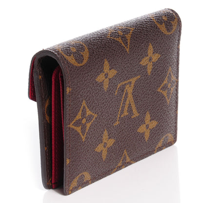 Louis Vuitton Monogram Compact Marie Wallet Rouge 3 of 8