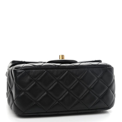 Chanel Lambskin Quilted Mini Pearl Crush Flap Black 4 of 9