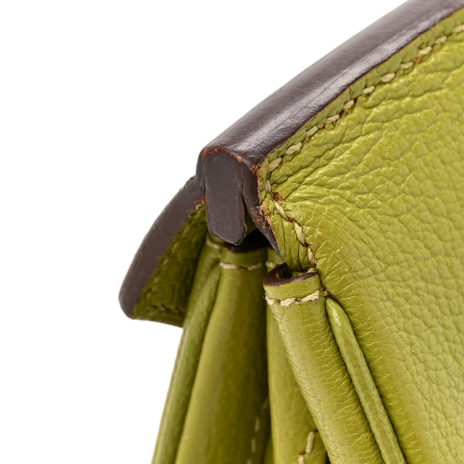 Hermes Chevre Mysore Birkin 30 Vert Anis 14 of 14