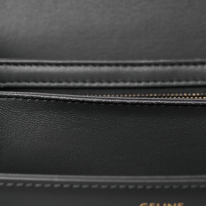 Celine Shiny Calfskin Medium Triomphe Grey 15 of 21