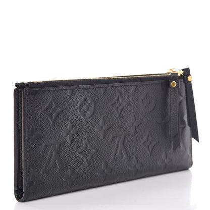 Louis Vuitton Empreinte Adele Wallet Black 3 of 10