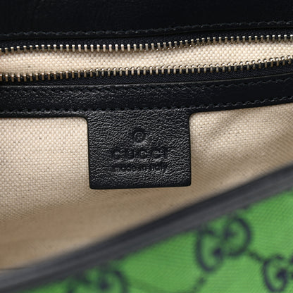 Gucci Monogram Multicolor Matelasse Diagonal Small GG Marmont Shoulder Bag Green Blue 6 of 10