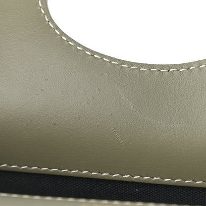 Burberry Canvas Calfskin Horseferry Print Mini Pocket Bag Dark Fern Green 9 of 9
