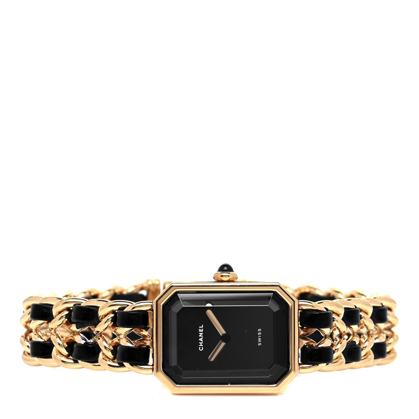 Stainless Steel Lambskin 20mm Chain Premiere Quartz Watch Gold XL