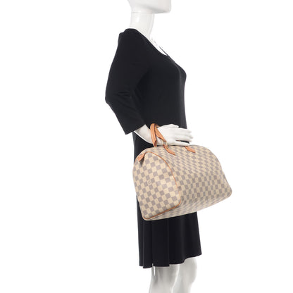 Louis Vuitton Damier Azur Speedy 30 2 of 15