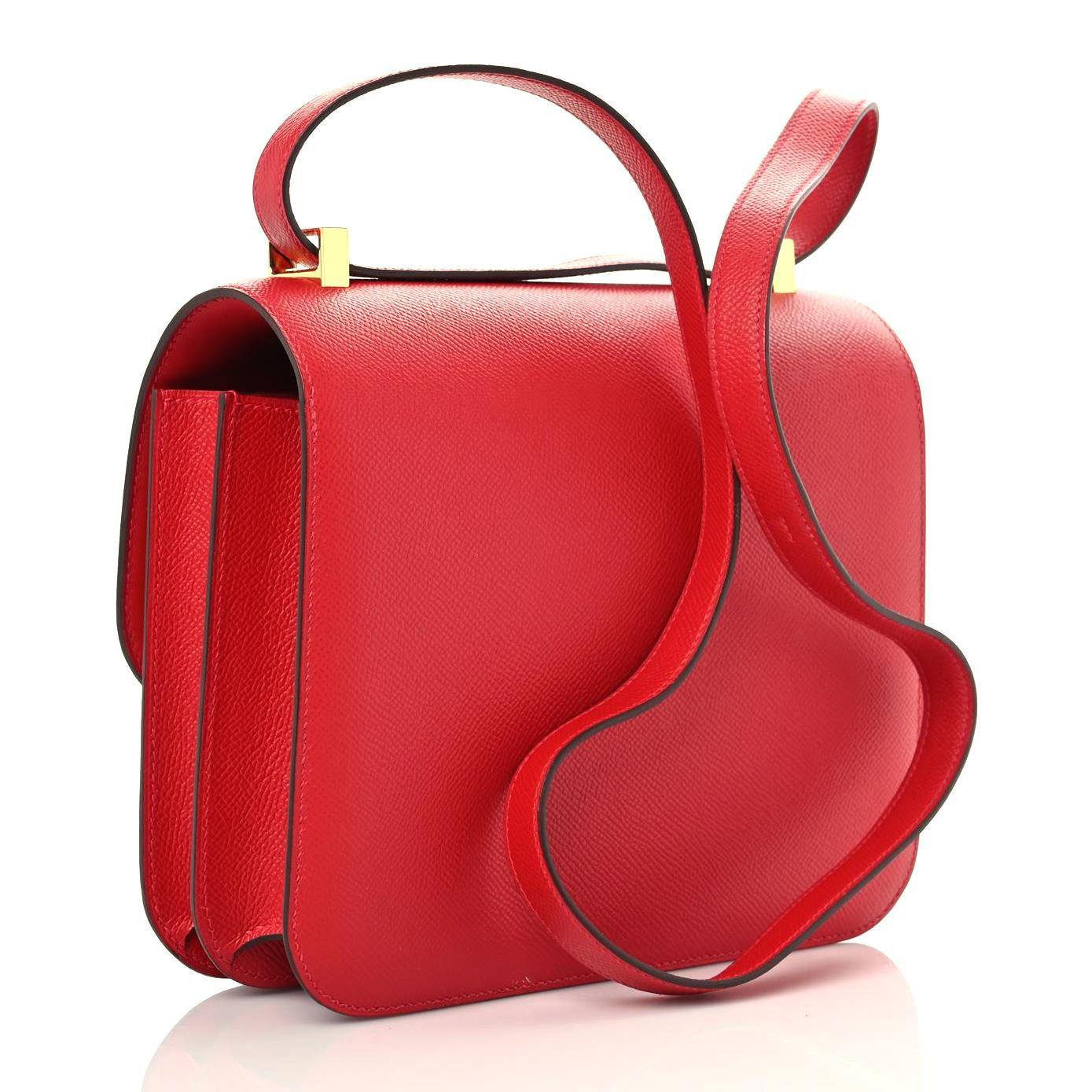 Hermes Epsom Constance 24 Rouge Casaque 3 of 12