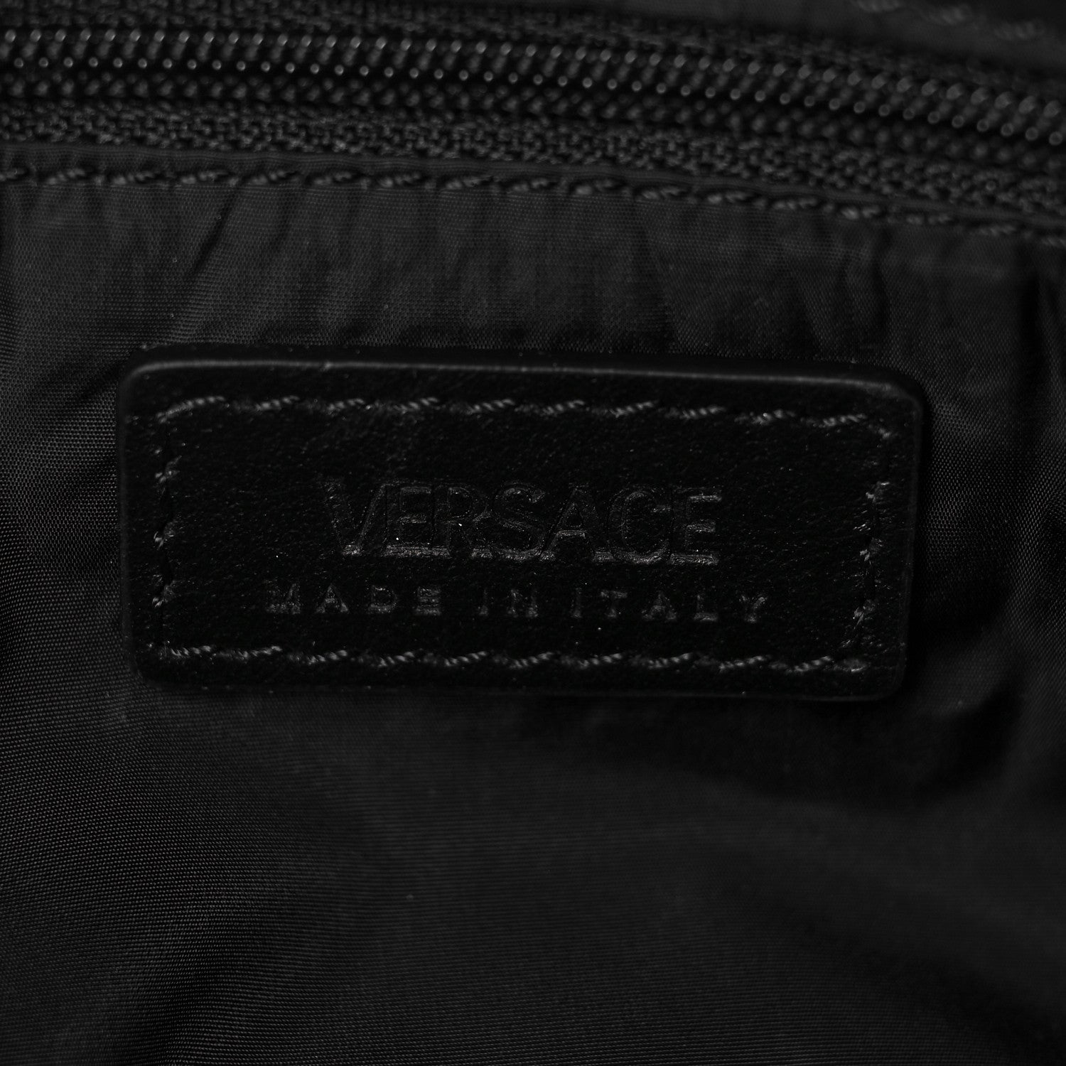 Versace Calfskin Messenger Bag Black 5 of 5