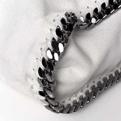 Stella McCartney X ED CURTIS Shaggy Deer Logo Embroidered Large Falabella Chalk 9 of 13