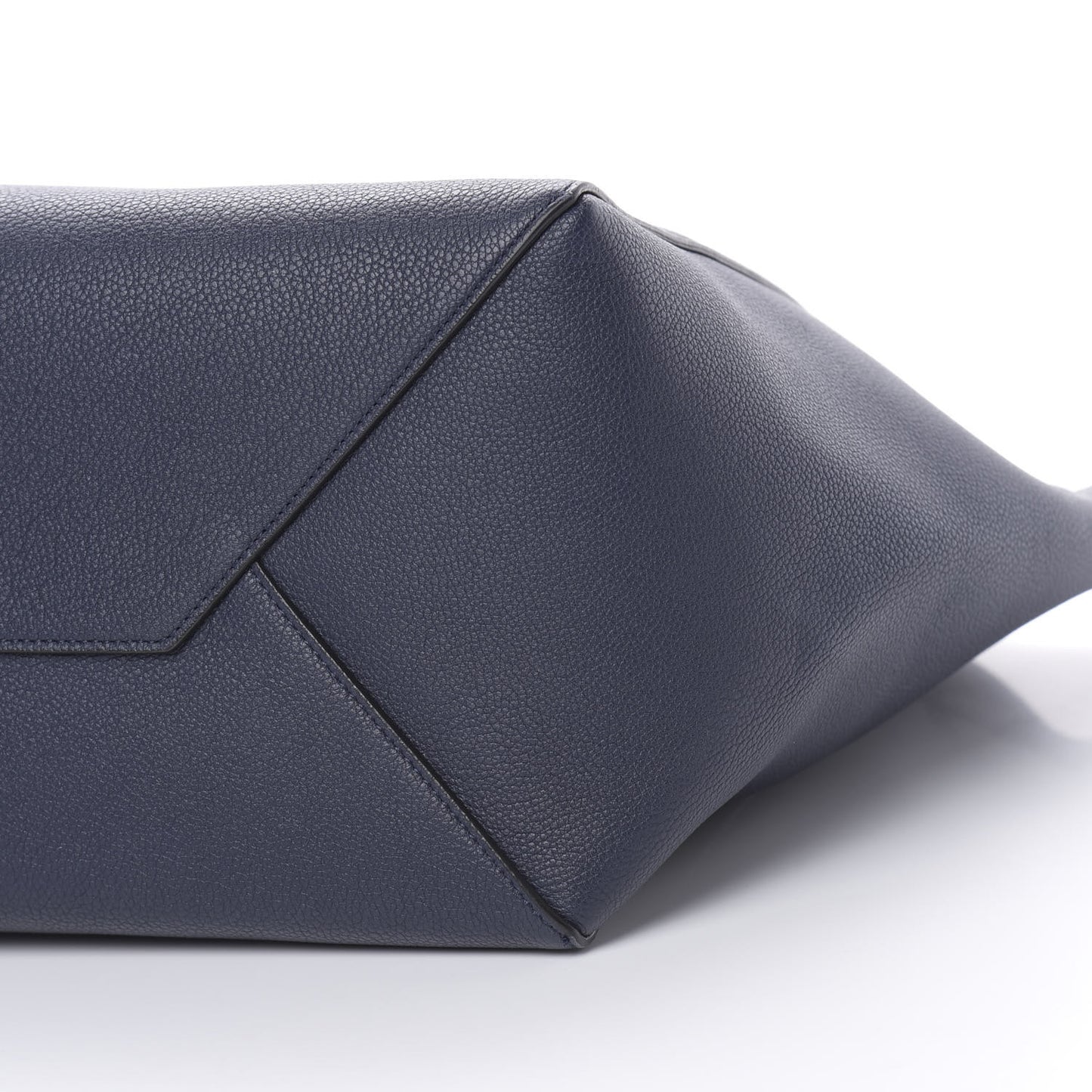 Soft Grained Calfskin Small Belt Cabas Phantom Navy