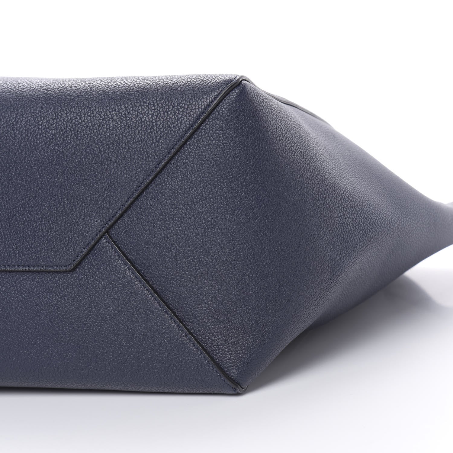Celine Soft Grained Calfskin Small Belt Cabas Phantom Navy 10 of 12