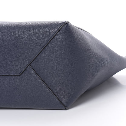 Celine Soft Grained Calfskin Small Belt Cabas Phantom Navy 10 of 12