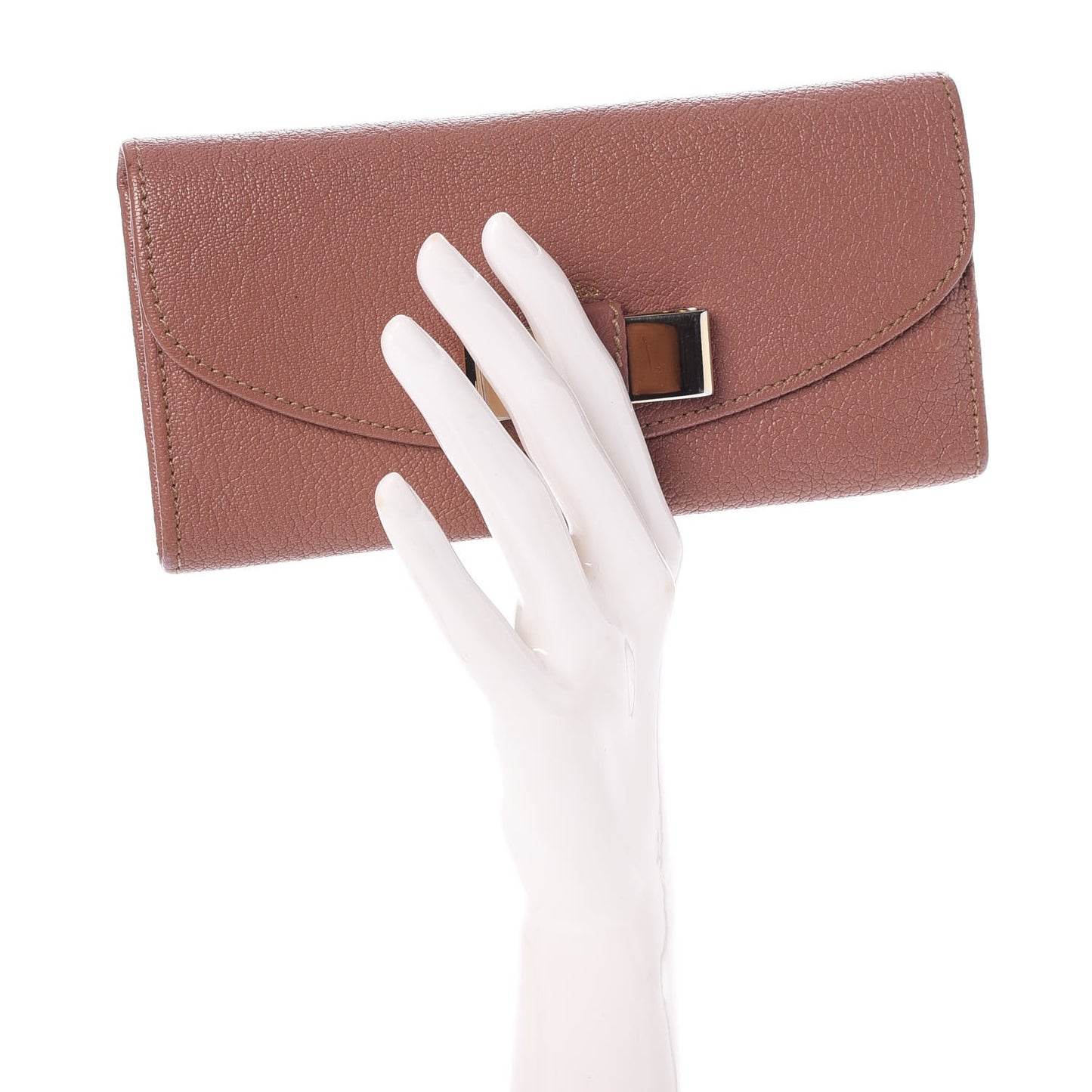 Calfskin Lily Continental Wallet Darlington Pink