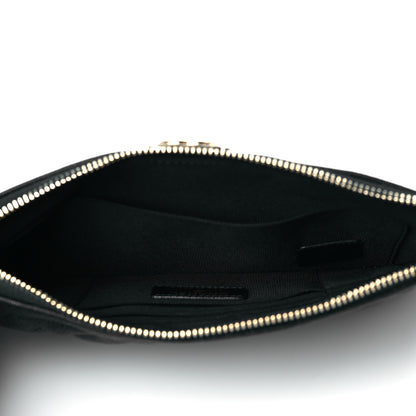 Chanel Caviar Quilted Small Boy Cosmetic Case Black 5 of 9