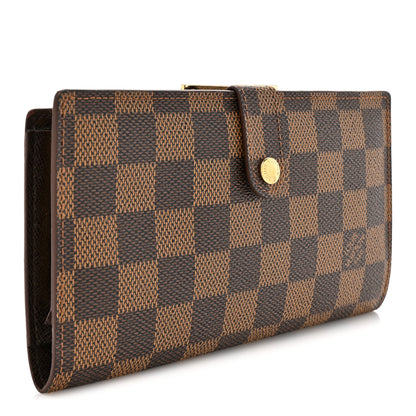 Louis Vuitton Damier Ebene Continental French Purse Wallet 3 of 9