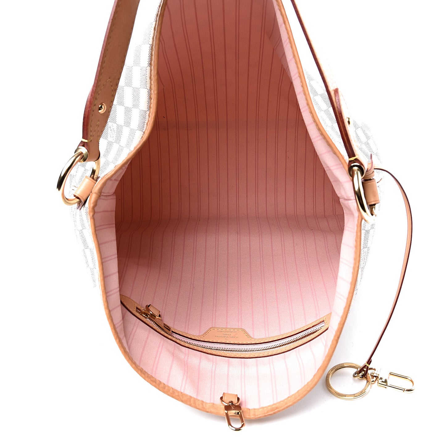 Damier Azur Delightful MM Rose Ballerine