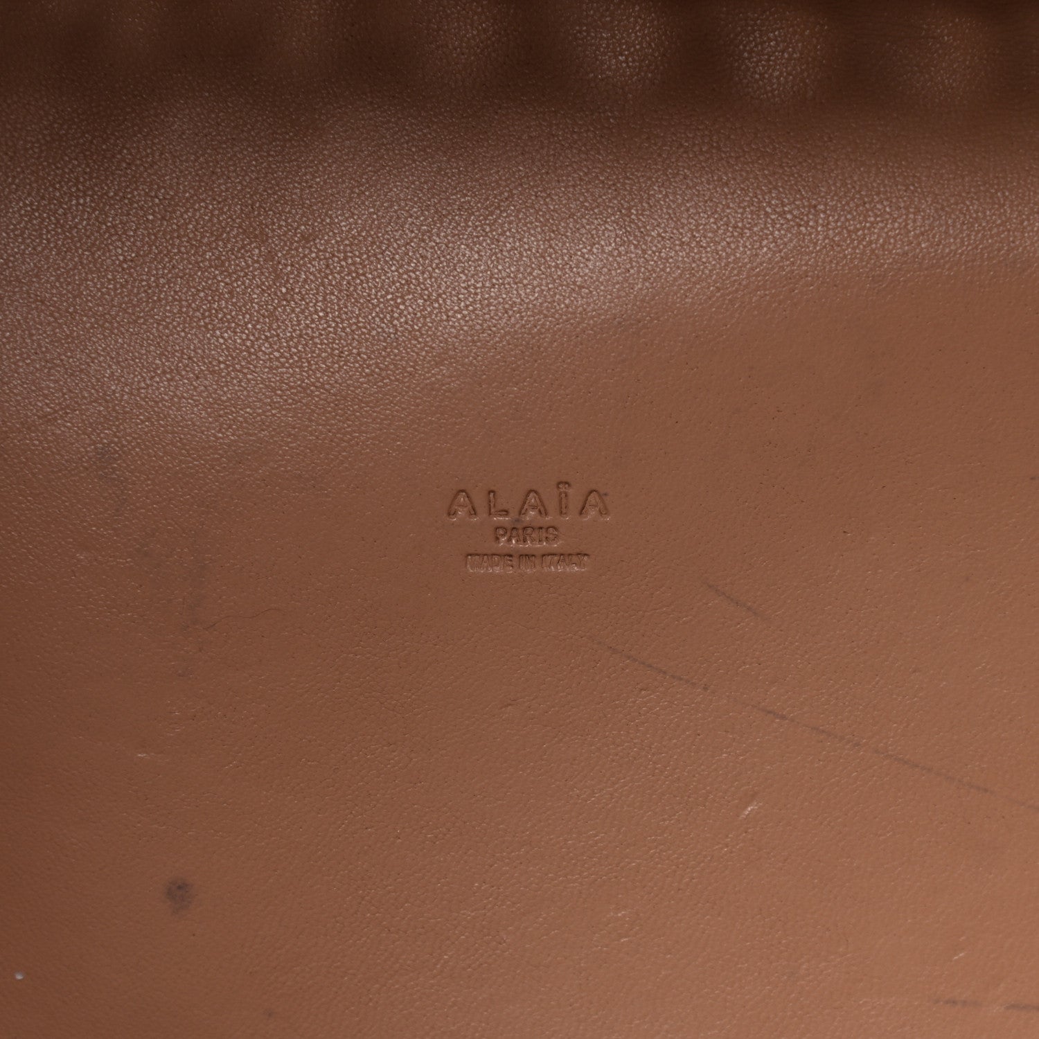 Alaia Calfskin Grommet Tote Black 7 of 12
