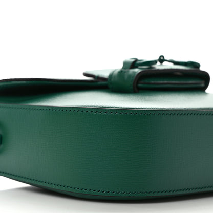 Gucci Azalea Calfskin Web Monochrome Horsebit 1955 Shoulder Bag Emerald 9 of 12