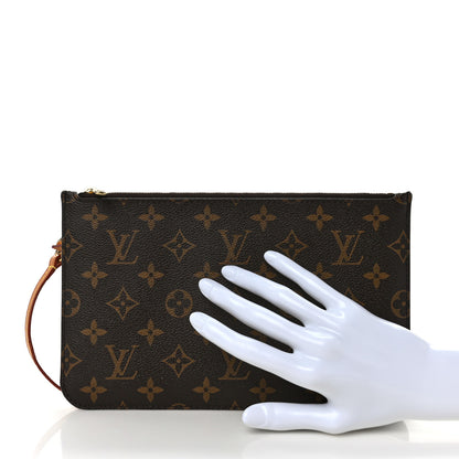 Louis Vuitton Monogram Neverfull MM GM Pochette 2 of 6