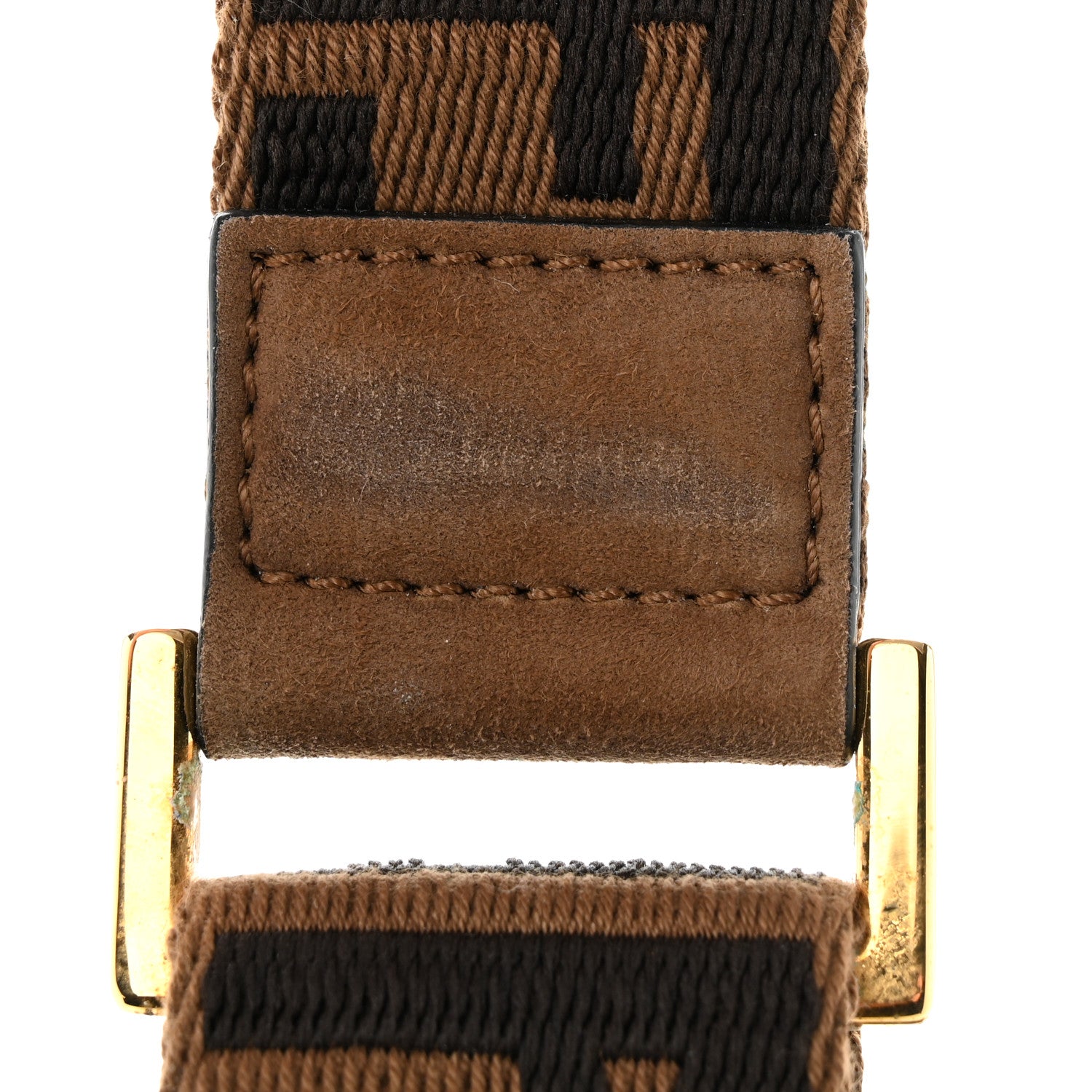 Fendi Nylon Dolmias Vitello Grace FF Puffer Belt Baguette Bag Military Brown Tortora 13 of 13