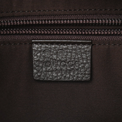 Gucci Nylon Calfskin Monogram Tall Tote Brown 6 of 9