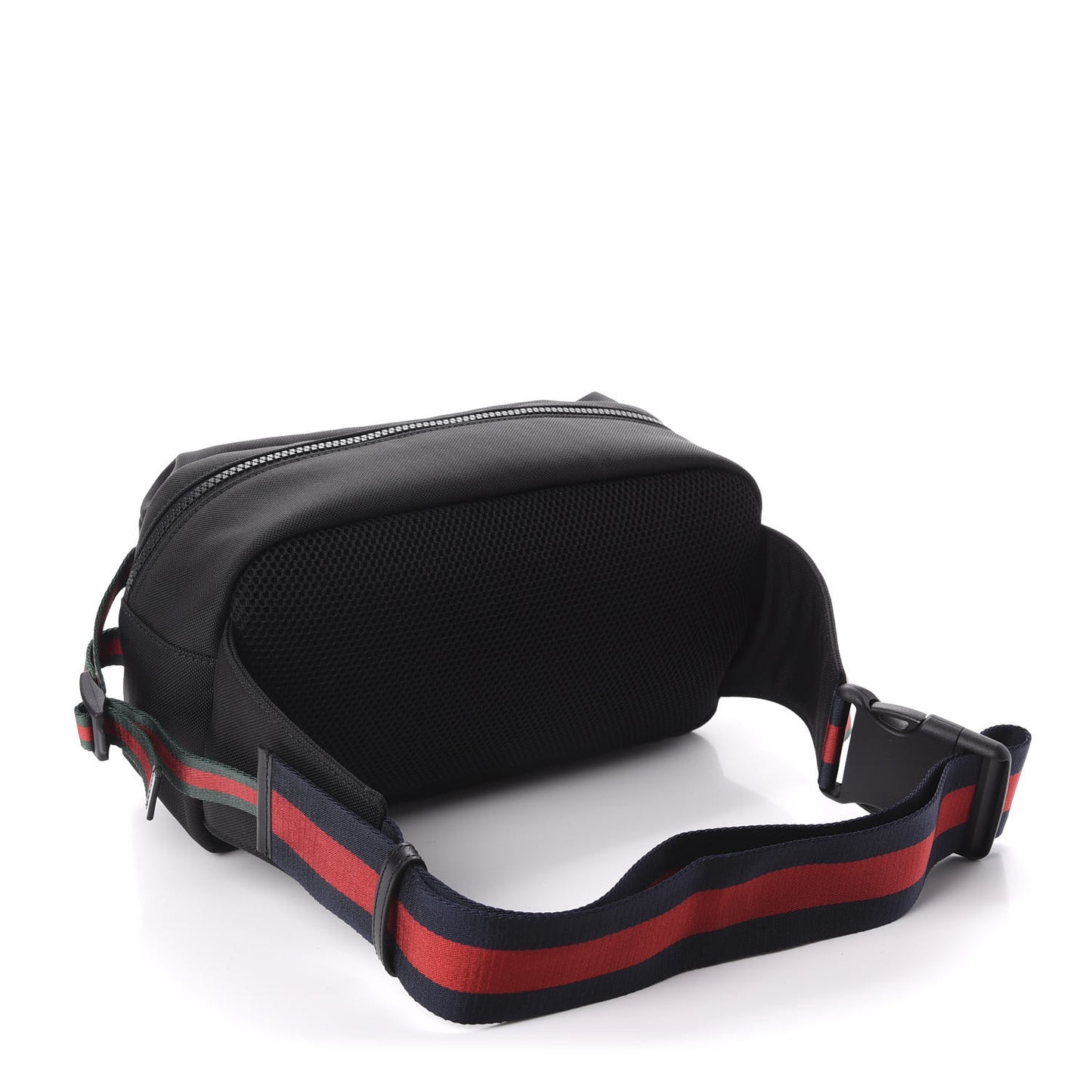 Techno Canvas Web Belt Bag Black