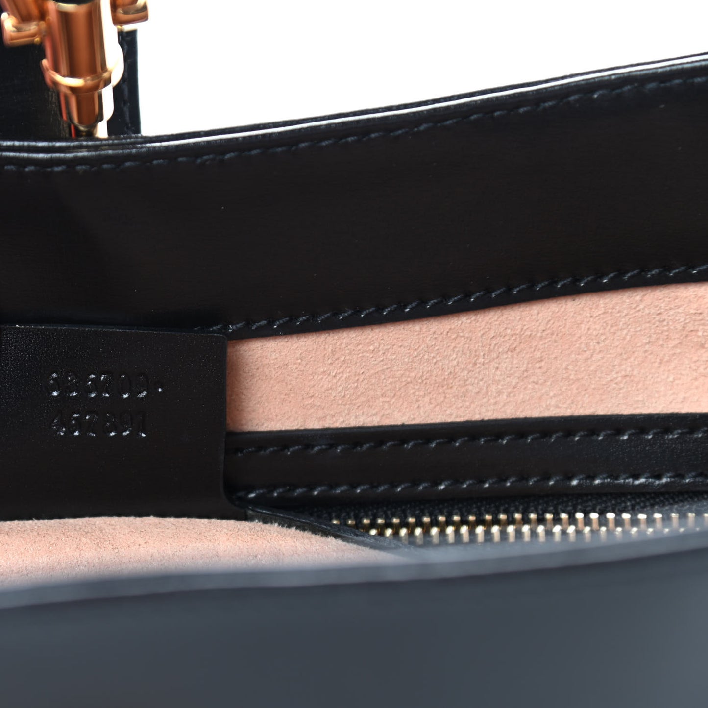 Boarded Dyana Lux Calfskin Small Jackie 1961 Hobo Black