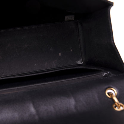 Chanel Caviar Diamond Stitched Flap Shoulder Bag Black 15 of 18