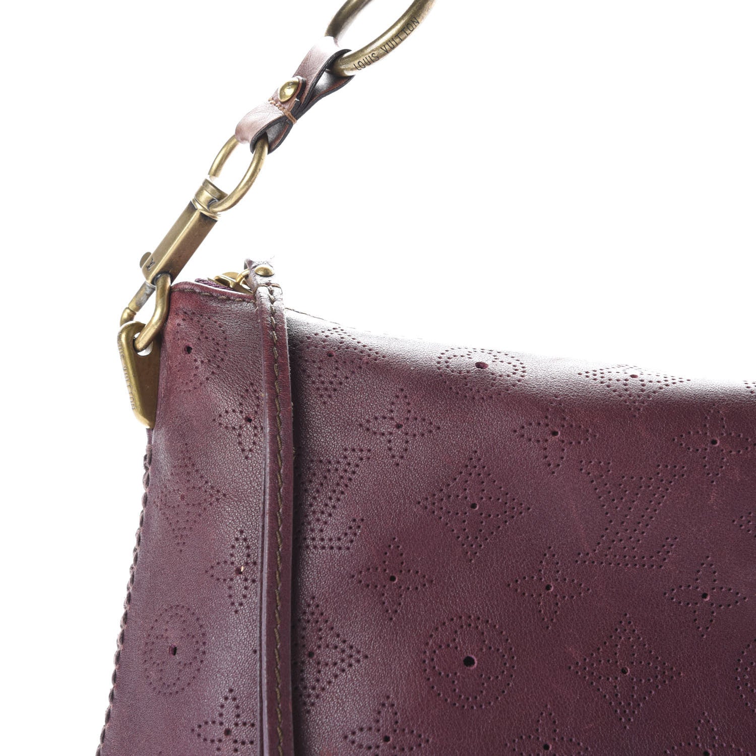 Louis Vuitton Mahina Onatah Pochette Aubergine 5 of 12