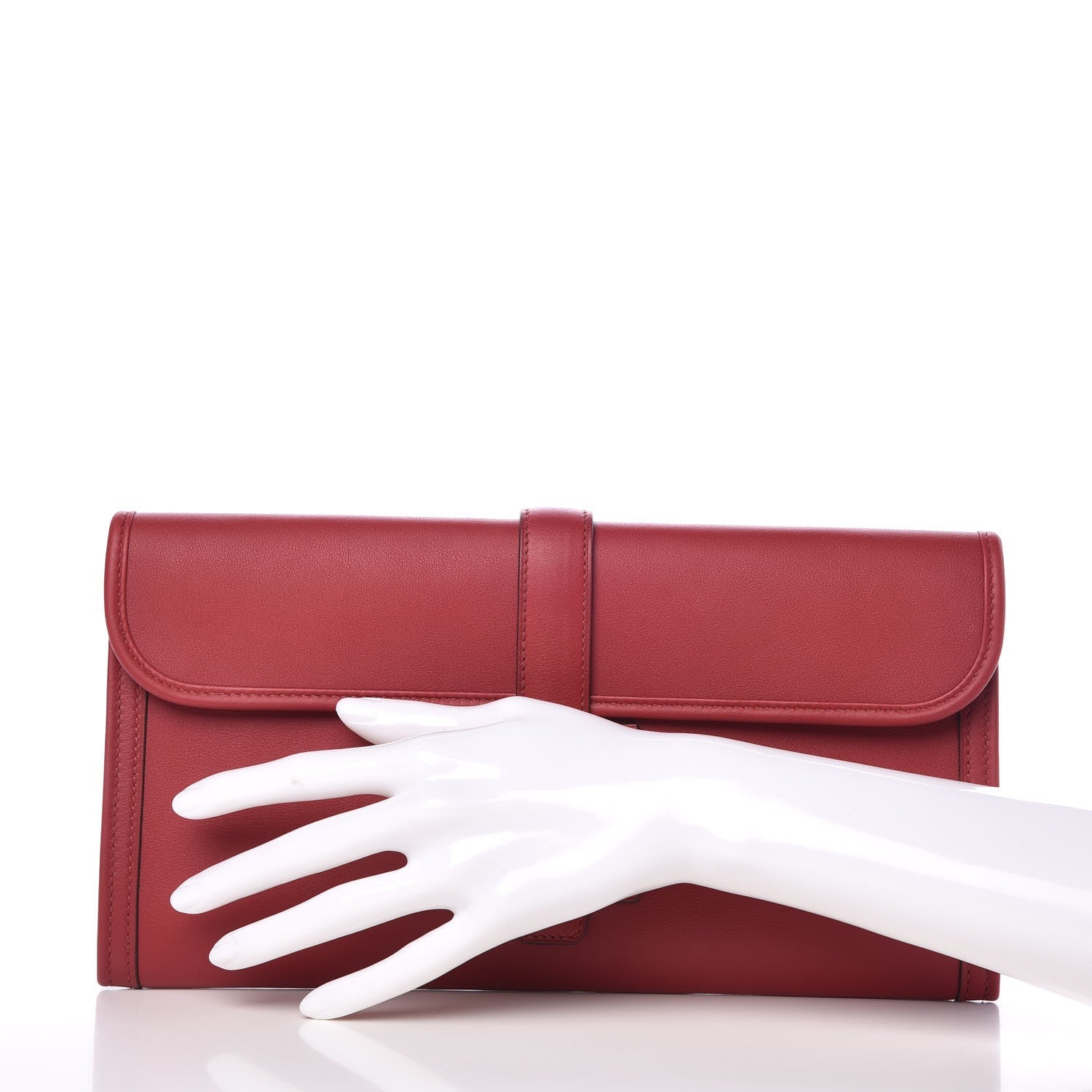 Hermes Swift Jige Elan 29 Clutch Rouge Grenat 2 of 8