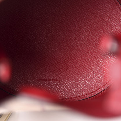 Burberry Haymarket Check Colours Small Lorne Bucket Crossbody Poppy Red 8 of 10