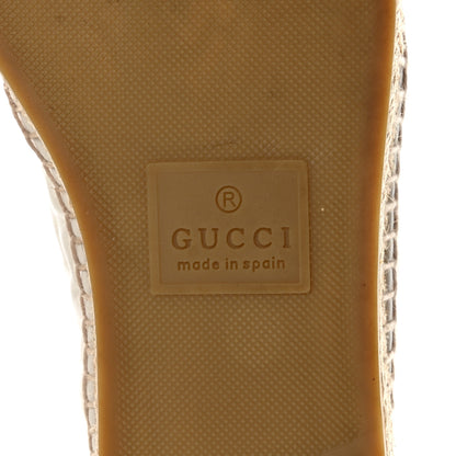 Gucci Nappa Matelasse GG Marmont Espadrilles 39 Great White 13 of 18