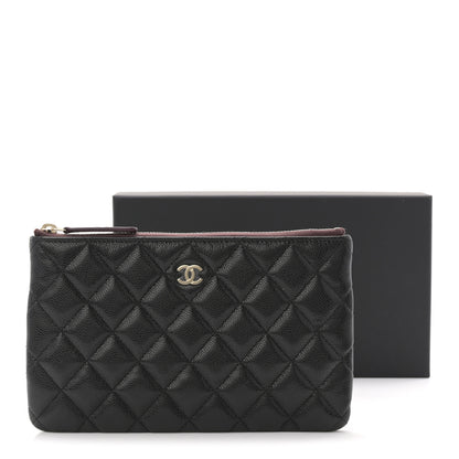 Chanel Caviar Quilted Small Zipped Pouch Black 8 of 8