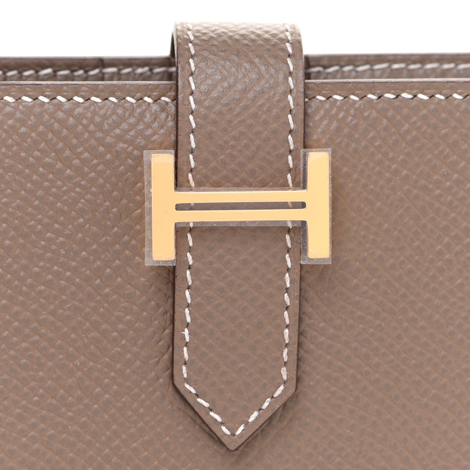 Hermes Epsom Bearn Compact Wallet Etoupe 8 of 9