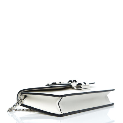 Prada City Calfskin Studded Mini Elektra Crossbody Bag White 4 of 9