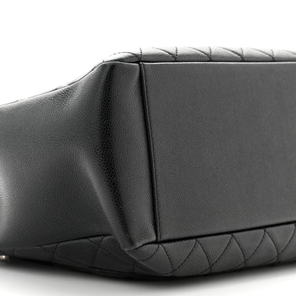Chanel Caviar Quilted Grand Shopping Tote GST Black 9 of 12