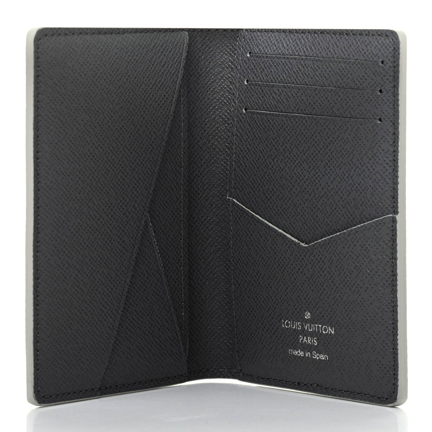 Damier Salt Pocket Organizer Stone Grey