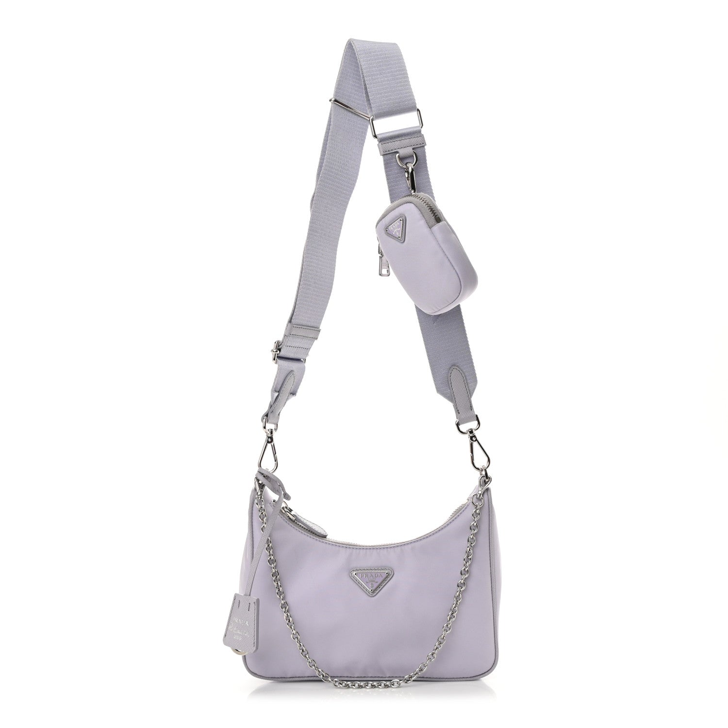 Prada Re-Nylon Saffiano Re-Edition 2005 Shoulder Bag Glicine 1 of 13