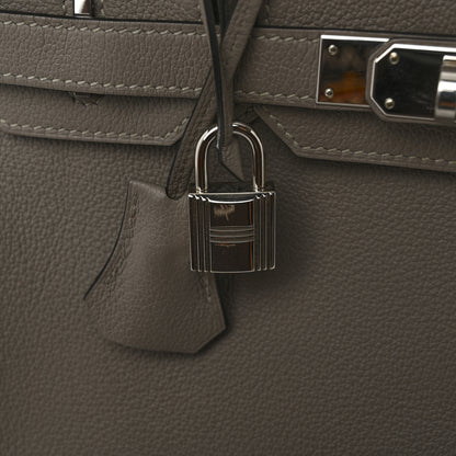 Hermes Taurillon Novillo Birkin 30 Gris Asphalte 12 of 14