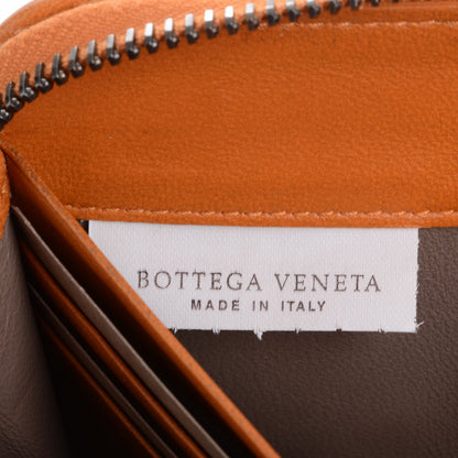 Bottega Veneta Nappa Intrecciato Zip Around Wallet Sunrise 8 of 9